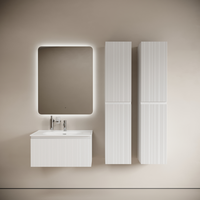 Тумба подвесная SANCOS Code 785х453х400, c одним ящиком оснащенным доводчиками, цвет белый , арт. арт-CD80W — фото 4, Тумбы под раковину