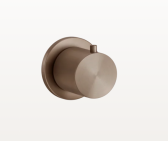 Запорный кран, Gessi, для термостатического смесителя высокой производительности, подключение на 3/4”, цвет-Copper Brushed PVD арт-54564.708 — фото 1, Краны