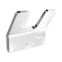 Крючок двойной SMOOTH LINE для полотенец, хром арт-9711004 — фото 3, Крючки для полотенец