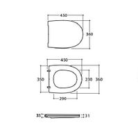 Сиденье с крышкой GLOBO 4ALL с микролифтом цвет белый арт-MDR20BI — фото 2, Сиденья для унитаза