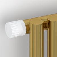 Отопительный радиатор Сунержа Эстет-1 EU50 левый 500х225 5 секций Золото арт-03-0310-5005 — фото 2, Радиаторы отопления