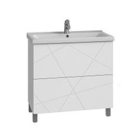 Тумба под раковину VIGO Geometry 70 напольная белый арт-016 — фото 5, Тумбы под раковину