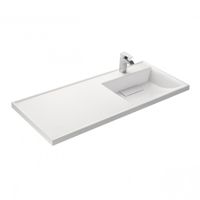 Раковина ЛОНДРИ 120, правая, белая 1A72243KLH010 — фото 1, Раковины