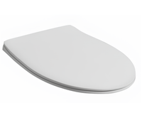 Сиденье с крышкой SIMAS LFT Spazio с микролифтом быстросъемное цвет белый петли хром LFT006 — фото 1, Сиденья для унитаза