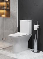 Унитаз напольный Grossman Classic (650х340х790) безободковый,белый с тонкой крышкой,микролифт,2 места арт-GR-4465S — фото 4, Напольные унитазы