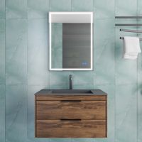 База под раковину Chiara 2D 800 подвесная, 2 выкатных ящика soft-close, С.Oak арт-VMC-2C2800CO — фото 5, Тумбы под раковину