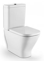 GAP CLEAN RIM Сиденье и крышка для напольного унитаза, дюропласт., белое. ROCA арт-7801730004 — фото 2, Сиденья для унитаза