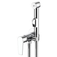 Гигиенический душ со смесителем встраиваемый ESKO BTSMH, хром — фото 1, Гигиенические души