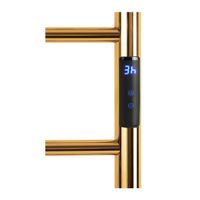 Электрический полотенцесушитель мини 560x370x90 мм, 63W, нержавеющая сталь, полировка, золото 704153081 — фото 1, Электрические полотенцесушители