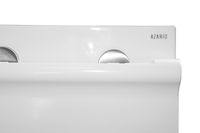 Унитаз подвесной Azario Nova 360х480х360 безободковый, с ультратонким сиденьем микролифт арт-AZ-2217 — фото 10, Подвесные унитазы