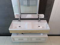 Товар: Раковина мебельная и на столешницуClassica 120 4627173210218 - фото 5 Раковина мебельная и на столешницуClassica 120 4627173210218 — фото 5, Раковины накладные