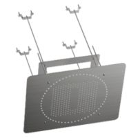 Верхний душ потолочный , графит арт-R452.03.09 — фото 1, Верхние души