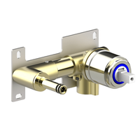 Встраиваемая часть Bossini Z90801 для смесителя для раковины на 2 отверстия для стен из гипсокартона — фото 1, Комплектующие для душевого оборудования