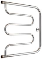 Полотенцесушитель водяной Стилье Тандем 600х600 резьба-сгон 1" Без покрытия арт-00011-6060 — фото 5, Водяные полотенцесушители