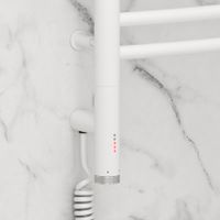 Полотенцесушитель электрический Сунержа Богема 3.0 выгнутая 800х400 МЭМ левый Матовый белый арт-30-5802-8040 — фото 2, Электрические полотенцесушители