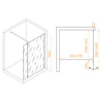 Душевая перегородка RGW WA-051W (WA-010W + Z-071W) 1100 351005113-15 — фото 14, Душевые перегородки