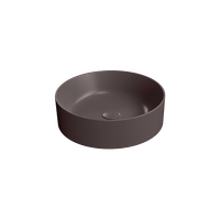 Товар: раковина накладная KUBE X Ø45 коричневый матовый арт-942716 - фото 2 раковина накладная KUBE X Ø45 коричневый матовый арт-942716 — фото 2, Раковины накладные
