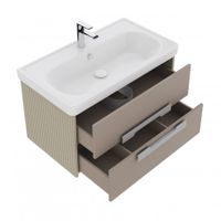 Тумба АР-ДЕКО 85, 2 ящ., кашемир (под раковину НЕО КЛАССИК 85) арт-1A280401DD6E0 — фото 3, Тумбы под раковину