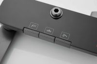 Душевая система с тропическим душем и смесителем BELZ, клавишный переключатель, оружейная сталь, арт-B25713-3 — фото 14, Душевые стойки