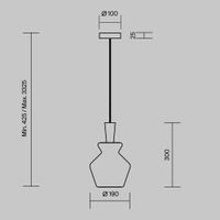 Подвесной светильник Maytoni арт-MOD405PL-01W1 — фото 7, Подвесные светильники