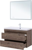 Тумба под раковину Aquanet Нота New 100 дуб веллингтон табак арт-00334194 — фото 8, Тумбы под раковину