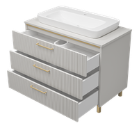 Тумба под раковину арт-ELC-0100-0302Я — фото 3, Тумбы под раковину