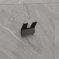 Крючок двойной SMOOTH LINE для полотенец, графит арт-9716006 — фото 1, Крючки для полотенец