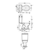 Унитаз SIMAS LONDRA напольный к бачку моноблок цвет белый LO921 — фото 2, Подвесные унитазы