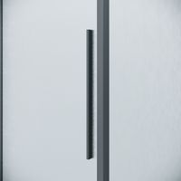 Дверь в нишу Niagara Nova NG-34-L11CHGR (110х195) графит,раздвижная влево,стекло шиншилла,1 место — фото 11, Раздвижные душевые двери