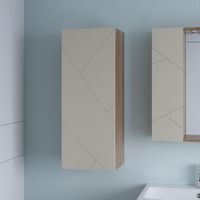 Товар: Шкаф навесной Бриклаер КРИСТАЛЛ 35х90 см, латте 4627125417009 - фото 1 Шкаф навесной Бриклаер КРИСТАЛЛ 35х90 см, латте 4627125417009 — фото 1, Шкафы для ванной