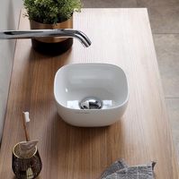 Товар: Раковина Scarabeo GLAM накладная без перелива без отверстий цвет белый арт-1809 - фото 3 Раковина Scarabeo GLAM накладная без перелива без отверстий цвет белый арт-1809 — фото 3, Раковины накладные