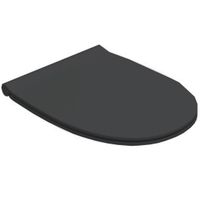 Сиденье с крышкой GLOBO 4ALL с микролифтом цвет черный матовый MDR20AR — фото 1, Сиденья для унитаза