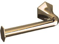 Бумагодержатель, Cisal, Chérie, без крышки, ширина, мм-158, глубина, мм-84, тип установки-настенный, цвет-золото арт-CE09040024 — фото 1, Держатели туалетной бумаги