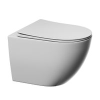 Унитаз ABBER Ultra AC1301 подвесной белый с ультратонким ободком — фото 1, Подвесные унитазы