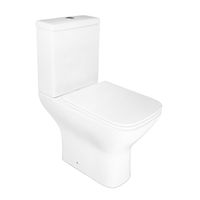 Унитаз-компакт Azario Iris 600х380х775 напольный, безободковый, с сиденьем микролифт (AZ 8353) арт-AZ-8353 — фото 15, Напольные унитазы