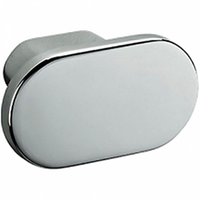 Крючок COLOMBO DESIGN BASIC одинарный большой цвет хром арт-B2727 — фото 3, Крючки для полотенец