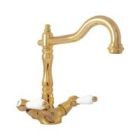 MK520.5/8Z MORAVA - смеситель классический кухонный, ЦВЕТ ЗОЛОТО — фото 1, Смесители для кухни