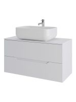 Товар: Orange Line Li-100TuwMDF+B03-600W тумба с раковиной подвесная 100 см, белый Li-100TuwMDF+B03-600W - фото 6 Orange Line Li-100TuwMDF+B03-600W тумба с раковиной подвесная 100 см, белый Li-100TuwMDF+B03-600W — фото 6, Тумбы с раковиной