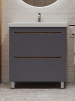 Товар: Тумба под раковину VIGO Wave 80 напольная 385 дуб золотой - фото 4 Тумба под раковину VIGO Wave 80 напольная 385 дуб золотой — фото 4, Тумбы под раковину