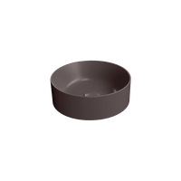 раковина накладная KUBE X Ø40 коричневый матовый арт-942616 — фото 2, Раковины накладные