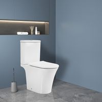 Унитаз-компакт Azario VISE 640х365х820 напольный, безободковый, в комплекте с быстросъемным сиденьем микролифт арт-AZ-1343BT — фото 11, Напольные унитазы