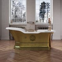 IMPERO PODIUM Ванна 180x87хH76 см. бронза, подиум бронза, слив/перелив бронза + 2 дек." MIGLIORE" 26173 — фото 2, Ванны