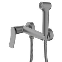 Гигиенический душ Azario Escaro со смесителем, керамический картридж, шланг 150 см, графит арт-AZ-K2574GR — фото 5, Гигиенические души