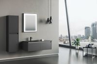 Зеркало ORKA Lisbon TR3001 65x75 c LED подсветкой, черный матовый арт-4000118 — фото 1, Зеркала в ванную комнату