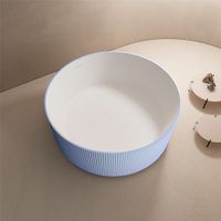 Ванна из искусственного камня ABBER Stein AS9679Blau голубая — фото 8, Ванны из искусственного камня