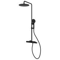 Душевая система Azario PIANO термостатический картридж, черный матовый арт-AZ-678U87ZA8(PA)-1DA1K17A-JR3A50APA — фото 1, Душевые стойки