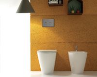 Товар: Биде GLOBO FORTY3 Напольное приставное с одним отверстием цвет белый FO010BI - фото 2 Биде GLOBO FORTY3 Напольное приставное с одним отверстием цвет белый FO010BI — фото 2, Биде напольные