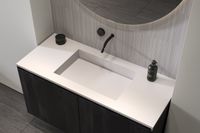 Раковина POLARIS Soft Rock Color 58,4 Х 37,3 RAL* 1.02.020.11.3 — фото 1, Раковины встраиваемые снизу