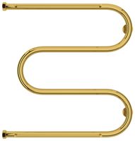 Полотенцесушитель водяной Сунержа М-образный 2 полки+ 600х600 Золото арт-03-4008-6060 — фото 1, Водяные полотенцесушители