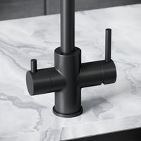 Смеситель для кухни SANCOS Vela с возможностью подключения фильтра для воды, цвет черный матовый, арт. арт-SC4013MB — фото 6, Смесители для кухни